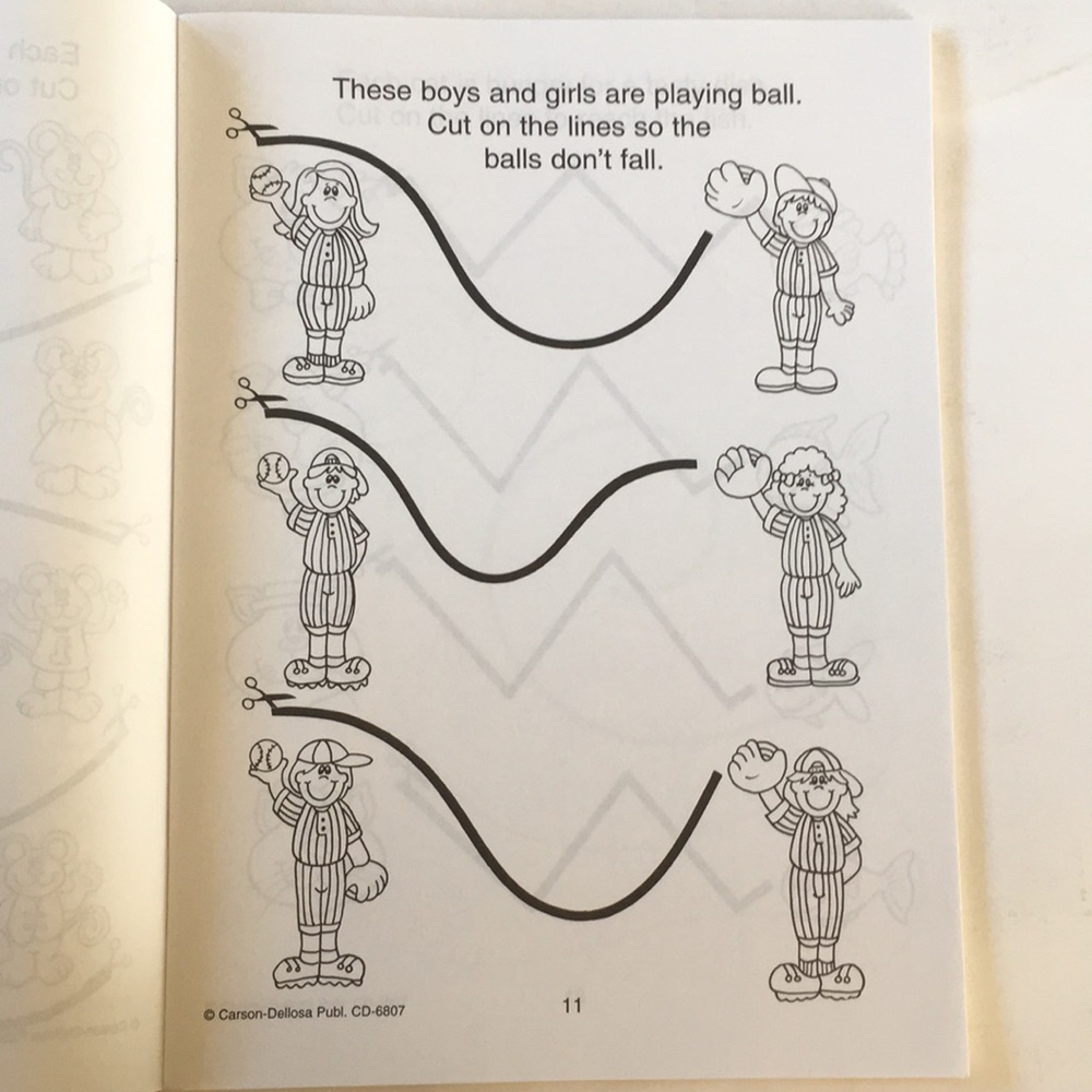 “Cutting and Handwriting” workbooks/black line bk - Picture 4 of 14